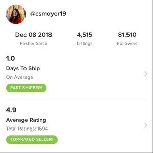 5 star seller 💫!!!!!!